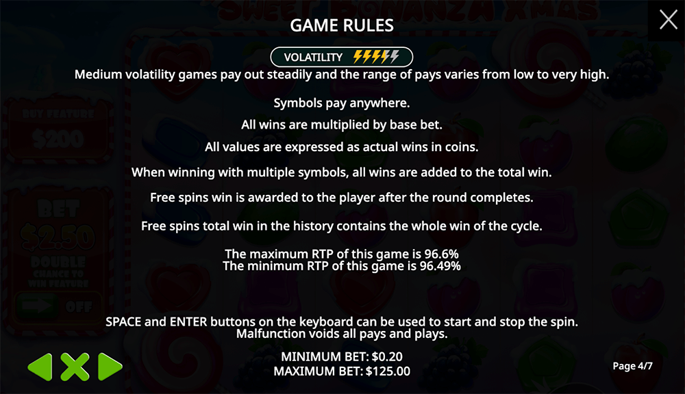 Sweet Bonanza Xmas Rules Sweet Bonanza Xmas Rules