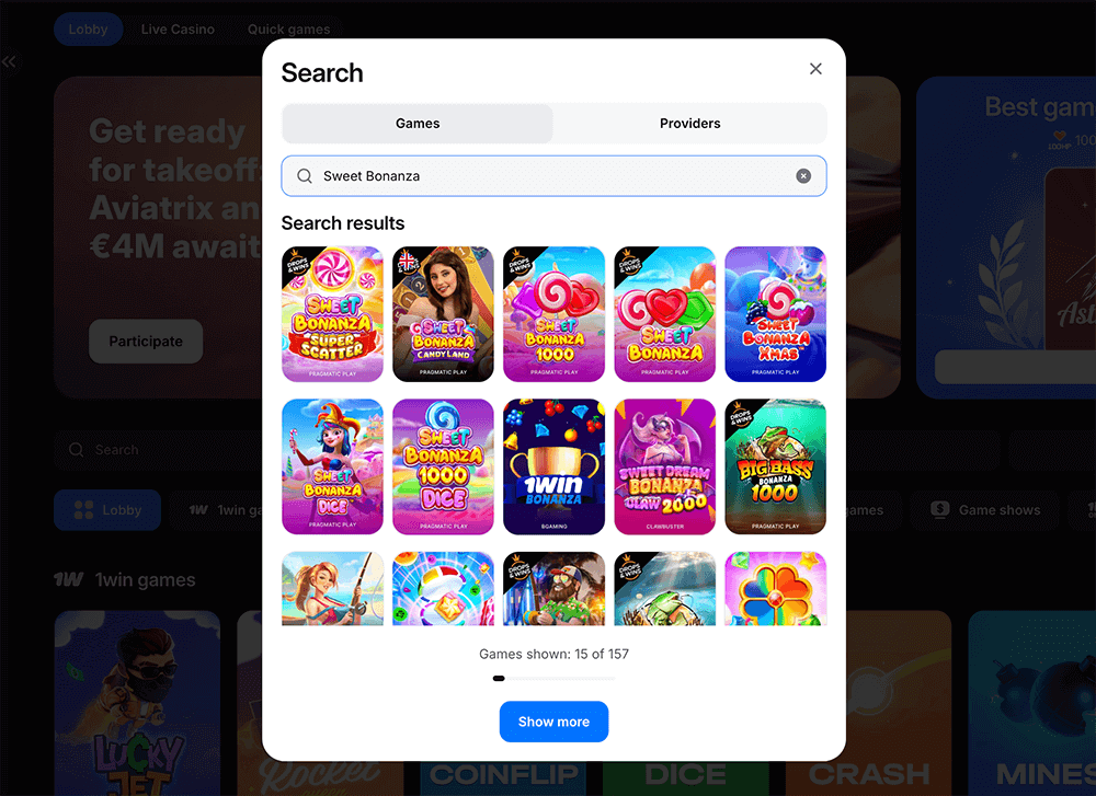 Sweet Bonanza 1Win Casino Bonuses Sweet Bonanza 1Win Casino Bonuses